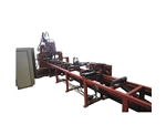 CNC Flat Steel  Punching & Cutting Line -plate width 120mm，hole φ40mm 